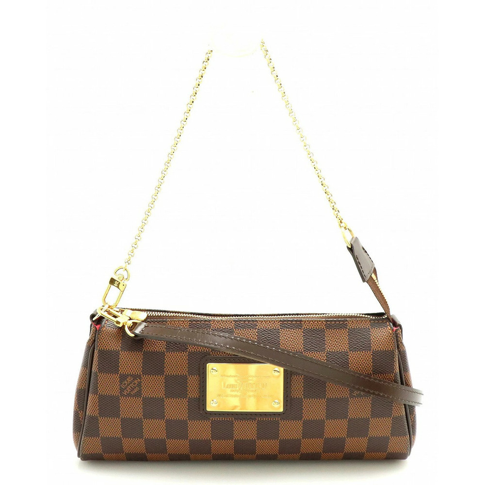 LOUIS VUITTON Damier Eva Accessory Clutch Shoulder Bag Strap